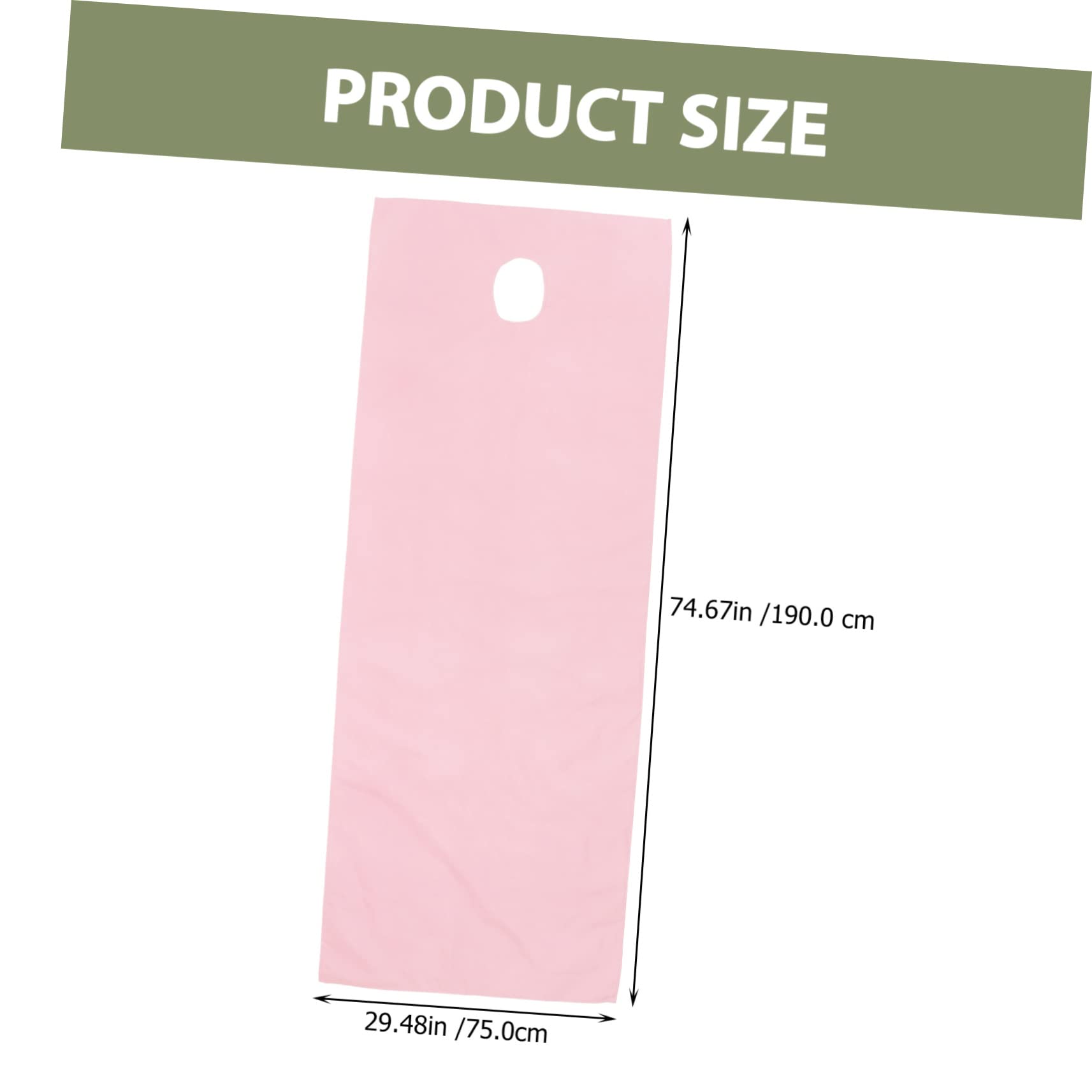 BESTYASH Elderly Nursing Bed Sheets Laminated Beauty Sheets Holes 75x190cm for Beauty Salons