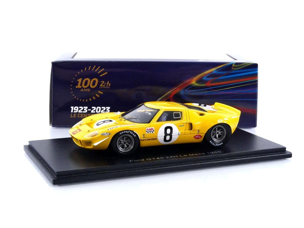 Amazon | ☆ スパーク 1/43 フォード GT40 1968 ルマン24H #8 W.メレス