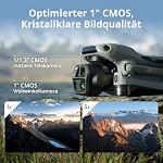DJI Air 3S Fly More Combo (RC 2 Fernsteuerung mit Bildschirm), Drohne mit 1" CMOS Weitwinkel- & mittlerer Telekamera für Erwachsene, 4K/60fps, omnidirektionale Erkennung & 3 Akkus für längere Flugzeit – Bild 2