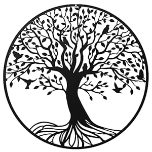   Demissle-Tree-of-Life-Metal-Wall-Art-118-Inch-Wall-Hanging-Family-Tree-Wall-Decor-Hanging-Garden-Sculptures-for-Bedroom-Living-Room-Decor-Indoor-Outdoor-Decoration-Christmas-gift