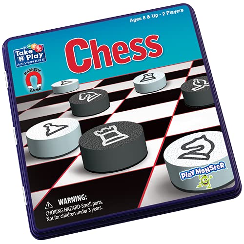 PlayMonster Take 'N' Play Anywhere - Chess, 6 x 6.8 x 0.9 inches