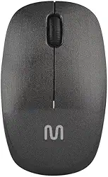 Mouse sem Fio Multi USB 2.4GHz 1200 DPI com 3 Botões e Design Ergonômico – Preto MO251