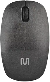 Mouse sem Fio Multi USB com 3 Botões e Design Ergonômico – Preto MO251
