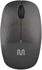 Mouse sem Fio Multi USB com 3 Botões e Design Ergonômico – Preto MO251