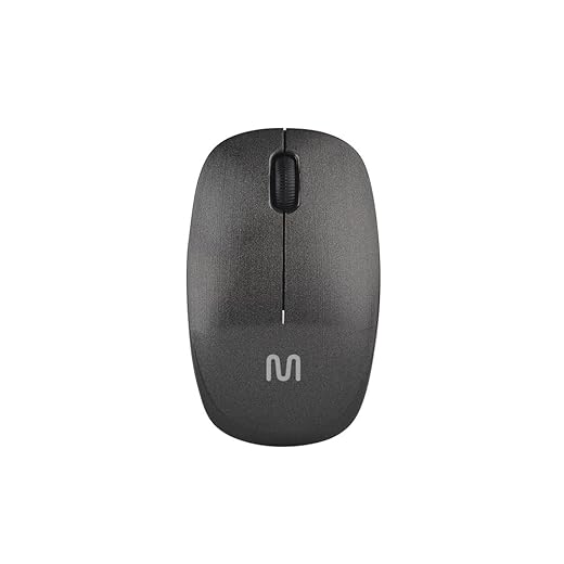 Mouse sem Fio Multi USB 2.4GHz 1200 DPI com 3 Botões e Design Ergonômico – Preto MO251