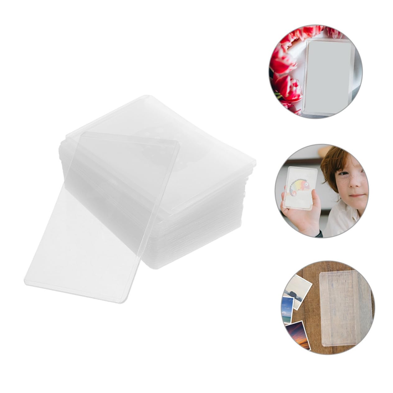 150stücke Kartenhüllen Für Spielkarten Doppelseitige Transparente Schutzhüllen Geeignet Für Sammelkarten Und Fotokarten Langlebig Und Wasserabweisend Karten