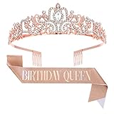 Taille : hauteur de la couronne environ 4 cm, diamètre environ 13 cm ; ceinture d'anniversaire : 170 cm, poids : 80 g, convient parfaitement aux femmes et aux filles de tout âge.