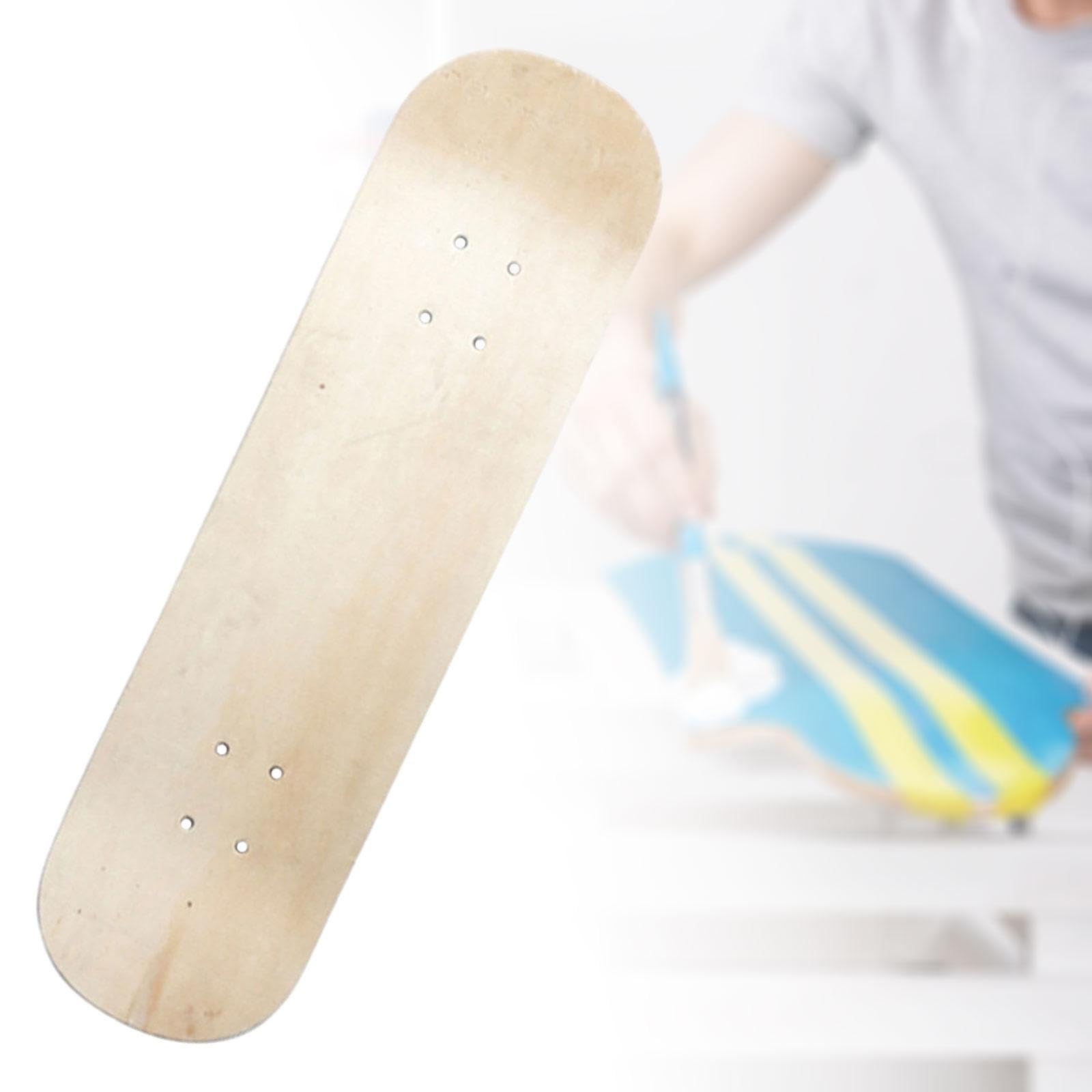 Tavola Da Skateboard Vuota, Accessorio per Skateboard Fai Da Te, Tavola Da Longboard Vuota di Ricambio, Tavola Da Pittura Artistica per Principianti
