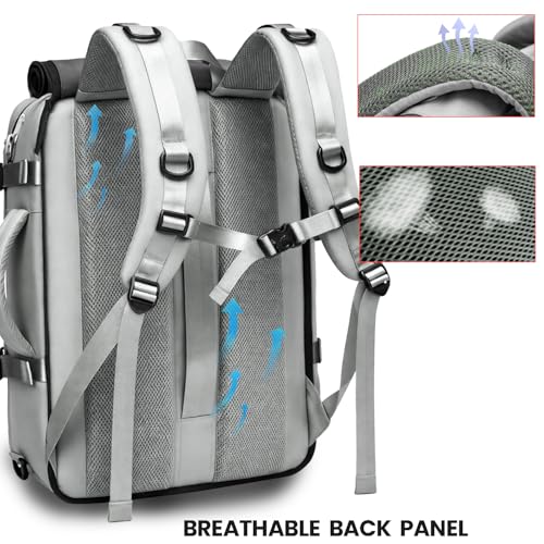 Image of REDHORNS Multifunctional 3-In-1 Anti-Theft Handbag /Multi-Purpose Cross body Bag, 16-Inch Business Laptop with USB port, Unisex 30L Water-Resistant Bag, fits for Camping, Outdoor, Travel