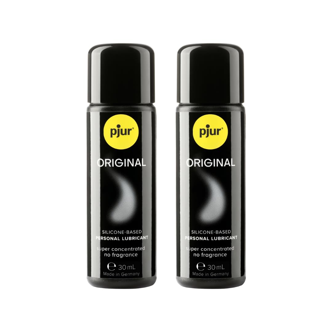 pjur ORIGINAL (30ml) - Premium Silikon-Gleitgel - lange Gleitfähigkeit ohne zu kleben - sehr ergiebig und für Kondome geeignet (Packung mit 2)