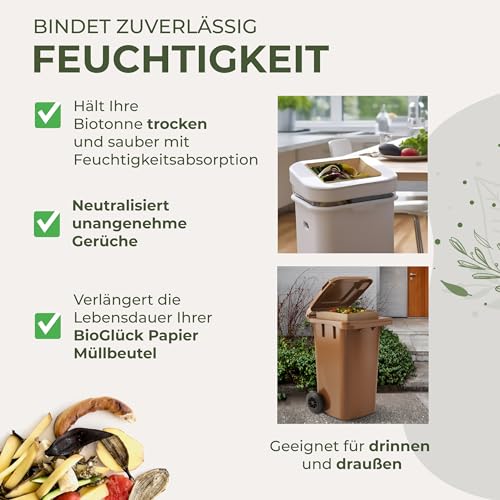 Biotonnenpulver Bioglück 750ml Schutz vor Maden und Gerüchen