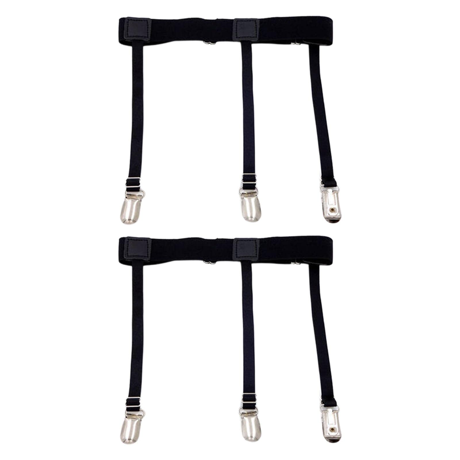 1 Pair Mens Stays Holders Shirt Garter Belt Suspender Non Slip Locking Clamp | Mens Accessories | Suspenders Braces-image-27