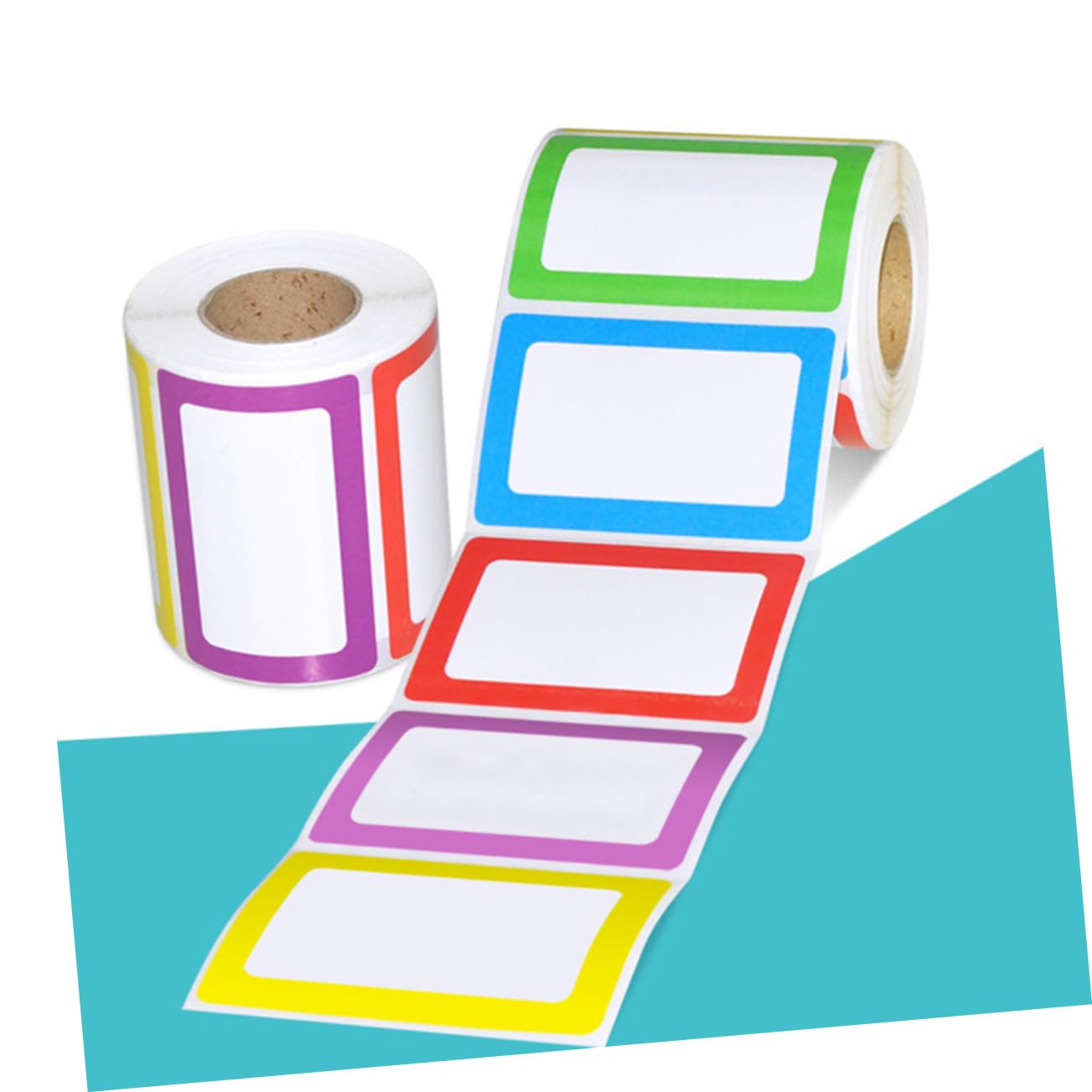 NUOBESTY Etichette Adesive Colorate Etichette Autoadesive Codice Barre Identificative Carta Per Scrivere Mano
