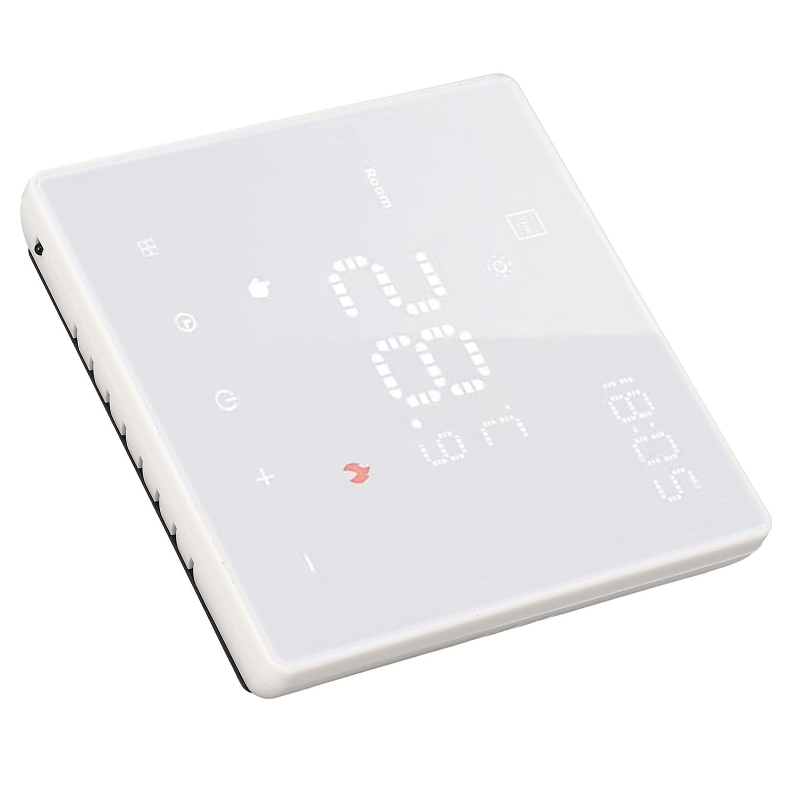 Termostato Inteligente WiFi, Termostato Inteligente Programable de 100 a 250 VCA con Control de Voz de la Aplicación, PC Retardante de Llama, Precisión de ±0,9 °F, para Usuarios de (Horno