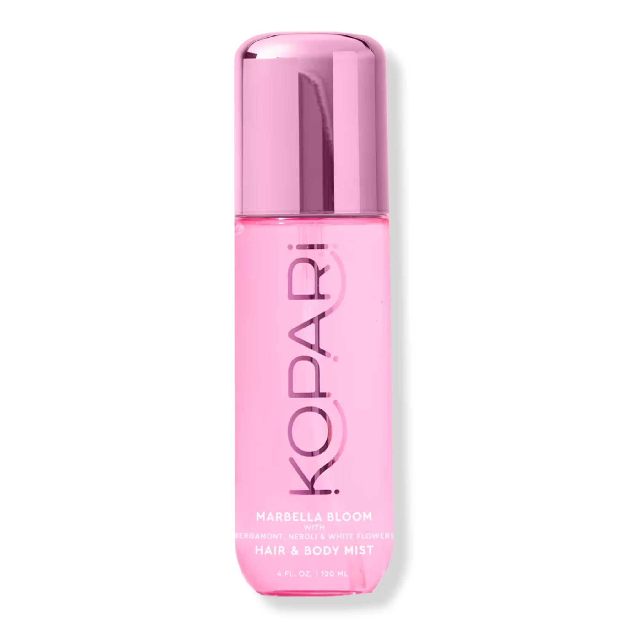 KopariHair & Body Mist Marbella Bloom, Long-Lasting Bright Inviting Floral, Blend of Neroli & Bergamot, with a Touch Of Cardamom and Vetiver, 4 oz