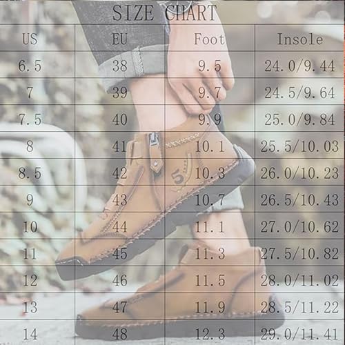 Matufit Shoes for Men, Handcrafted Cowhide Orthopedic Loafers - Wide Toe Box, Genuine Leather Waterproof Non-Slip Flats2