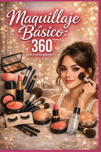 Maquillaje Básico: Una guía completa que enseña paso a paso desde la preparación de la piel hasta técnicas de ojos, labios y acabado profesional en todo el rostro en combinación con el cabello.