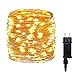 Produktbild DeepDream LED Lichterkette,20M 200LEDs Lichterkette Kupferdraht IP65 Wasserdicht,Strombetrieben mit EU-Stecker Lichterketten für Innen Außen Weihnachten Partys Garten Hochzeiten,Warmweiß