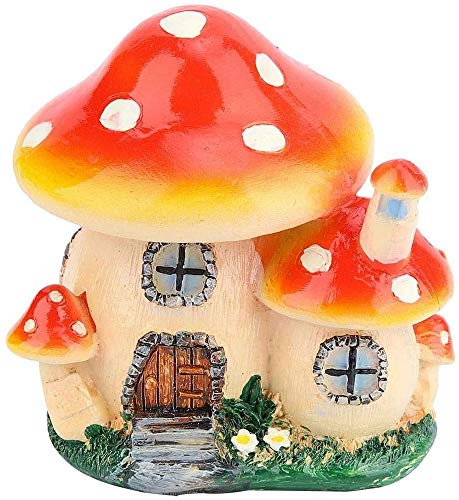 Maison de champignon miniature pour réveiller la magie des contes dans votre décoration de jardin