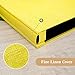 potricher Linen Hardcover Photo Album 4x6 600 Photos Large Capacity for Family Wedding Anniversary Baby Vacation (Yellow, 600 Pockets)
