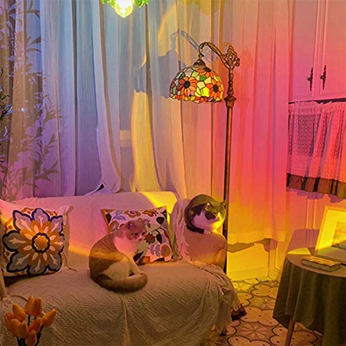 Image of YouOKLight Sunset Lamp, Projector Sun Light 10W LED Projection Night Light 180 Degree Rotation Romantic Rainbow Light USB Charging for Photography Party Home Living Room Bedroom Decor, Sun