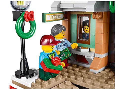 Creator 10259 Giocattolo da costruzione-Stazione ferroviaria invernale - Lego - Immagine 4