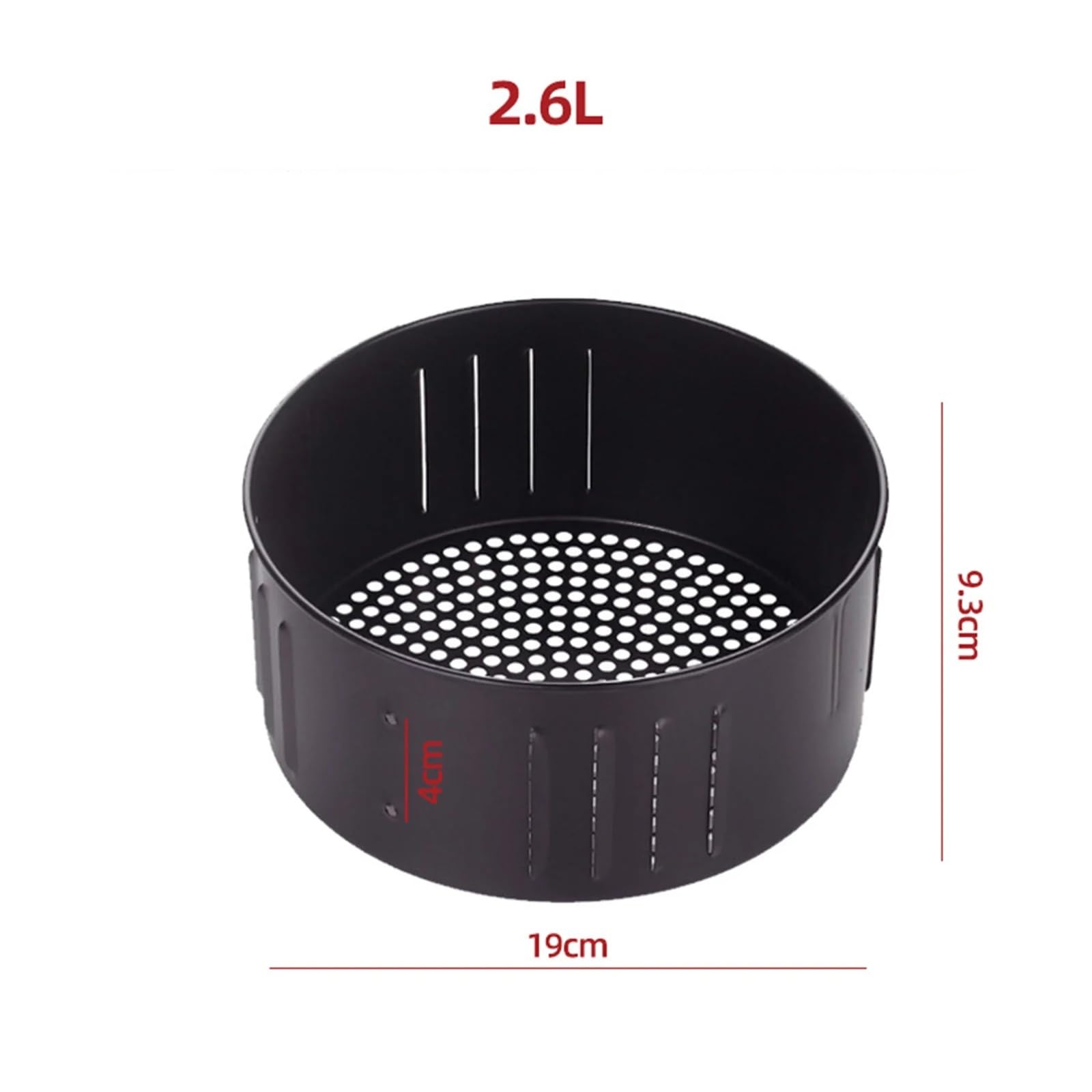 Metalowa patelnia do pieczenia, odporna na wysokie temperatury i bezpieczna dla żywności mata do domowej kuchni (3,5 l)