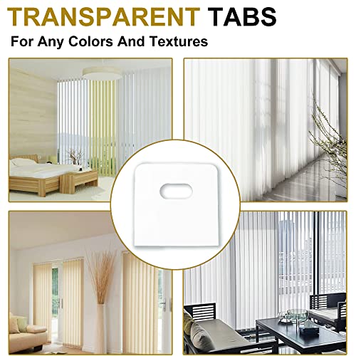 Vertical Blind Repair Tabs/Blind Fixer Tabs/Verticle Blind Repair Kit For Vertical Blinds Replacement Slats（40Pcs） #TOP4