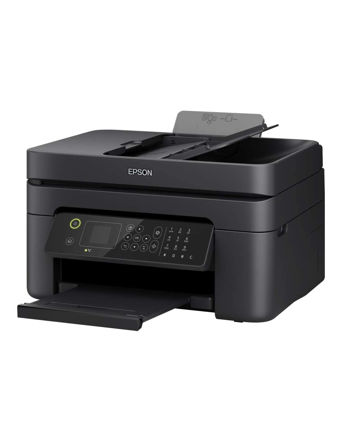 Epson WorkForce WF-2830DWF Multifunzione a Getto d'Inchiostro 4-in-1, Stampa 5760 x 1440 dpi, Wi-Fi, Nero