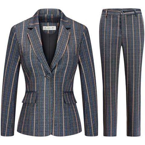 MODFUL Women's Casual Blazer and Pants Set Cover