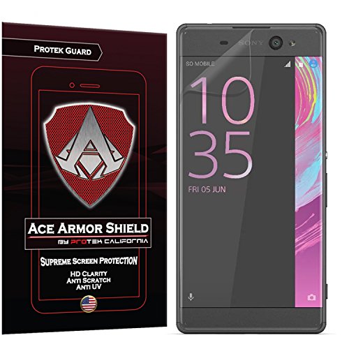 Ace Armor Shield Protek Guard Screen Protector for The Sony Xperia XA (2017) with Free Lifetime Replacement Warranty