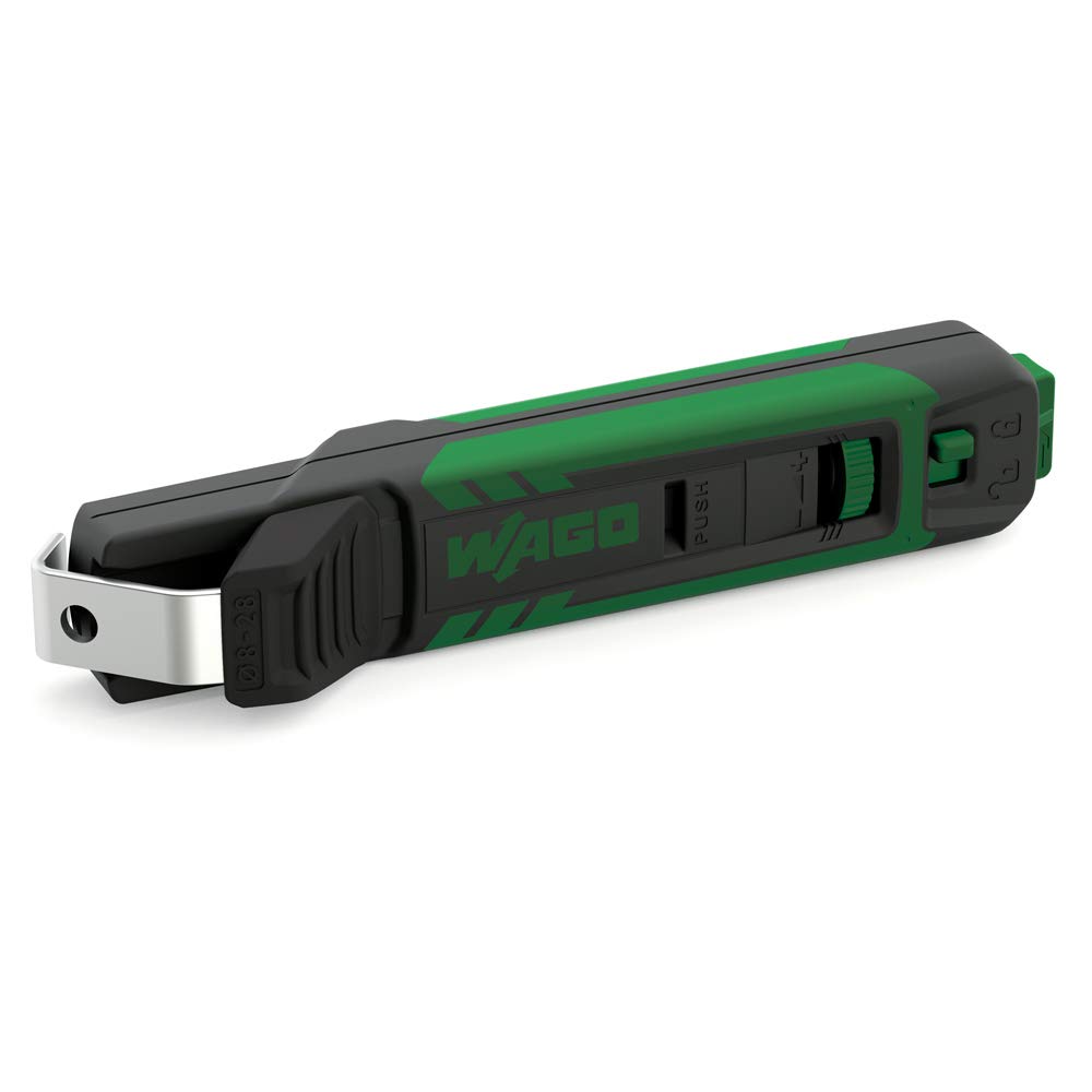 WAGO Cable Knife for Stripping 206-1403 | Strip range: Ø 8 mm to 28 mm / 0.31" to 1.10", with intelligent bracket system
