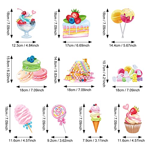 30 Pieces Candyland Party Decorations