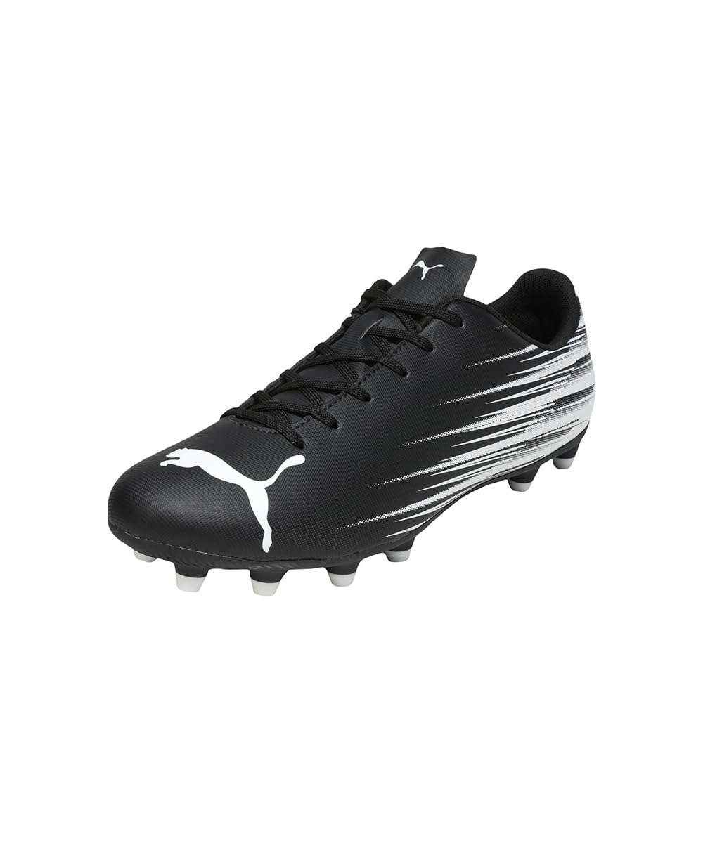 PUMA Men's ATTACANTO II Firm Ground/Artifical Ground Football Boots, PUMA Black-PUMA White, 6 UK