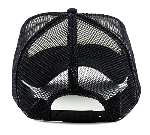 Image of NYFASHION101 Plain Mesh Trucker Hat - Breathable 6-Panel Daily Snapback Cap, Customizable Ideal for DIY Embroidery & Patches