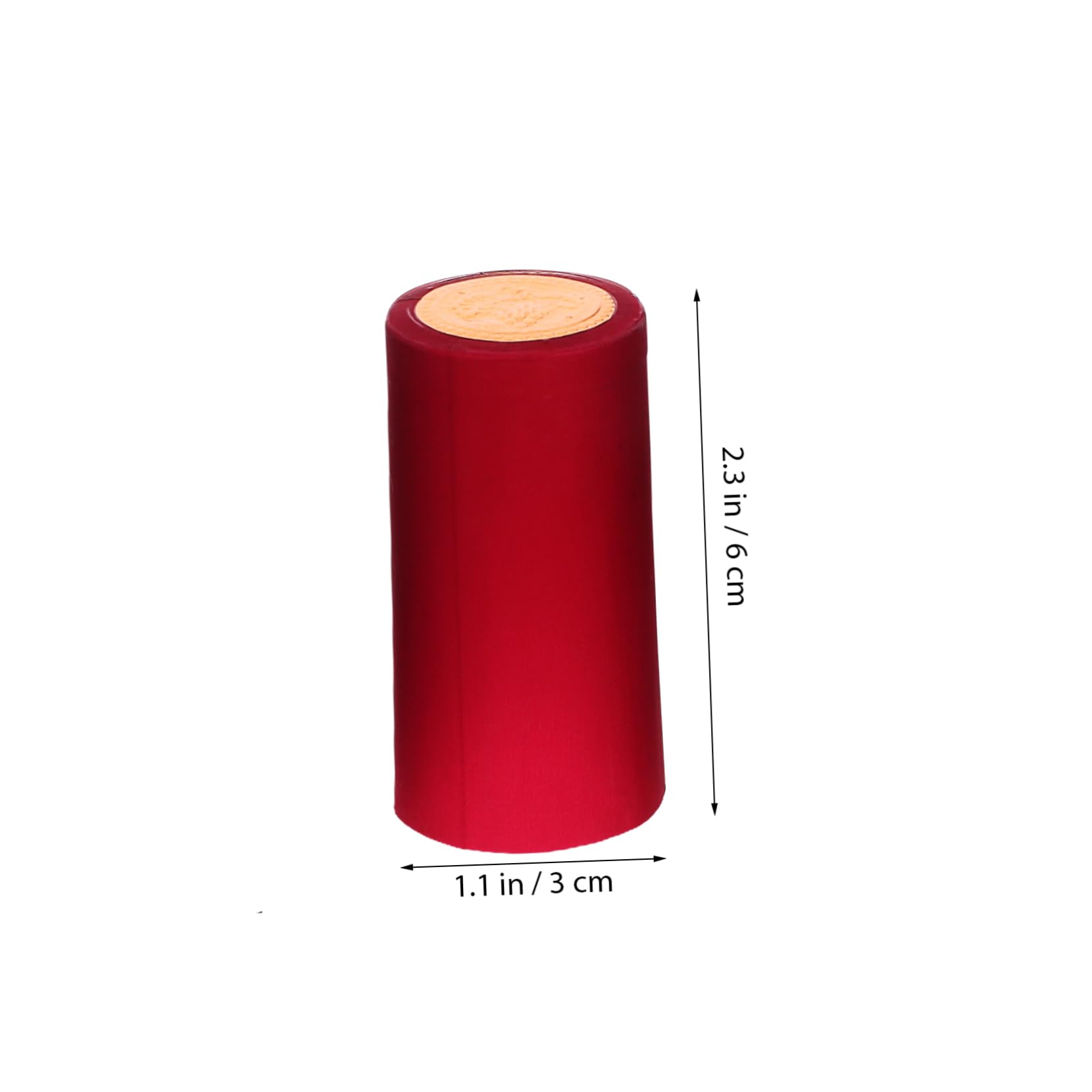 GRIRIW 200pcs Red Wine Bottle Sealing Film Shrink Wrap Bottle Stoppers Heat Shrink Wraps