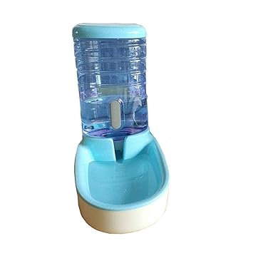 Kapoor pets? Pet Water Feeder,Pet Automatic Waterer, Dog Water Dispenser, 3.8 Liters Cat Dog Food and Water Dispenser(Blue) 0154