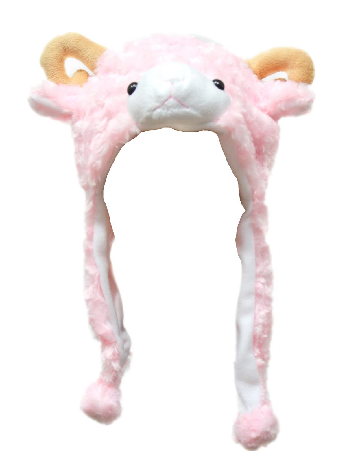 Petitebelle Sheep Warm Hat (Pink, One Size) — image 1