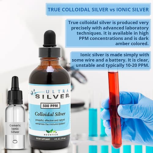 Ultra Silver 550 ® Colloidal Silver | 500 Ppm, 4 Oz (118Ml) | Mineral Liquid Supplement thumb #6