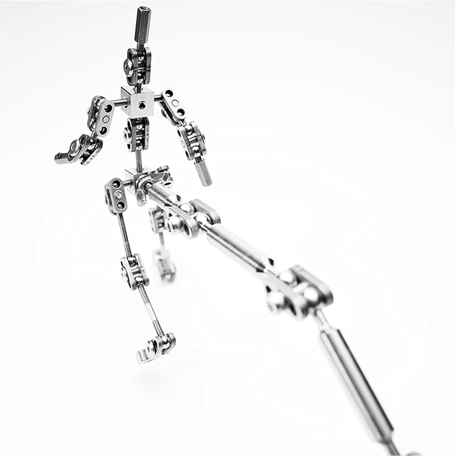 HYZHANHONG Studio Stop Motion Armature Kit - DIY Metal Puppet Figure Skeletons for Animation Character Design & Creative Fun, Perfect for Stop Motion Animation,14CM