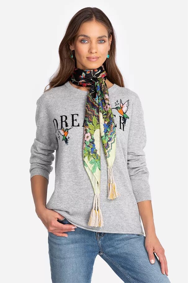 Johnny Was EMB. FLOWER SCARF,Multi,o/s