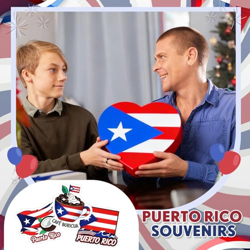 Imanes decorativos de Puerto Rico 12 unidades pack miniatura 4