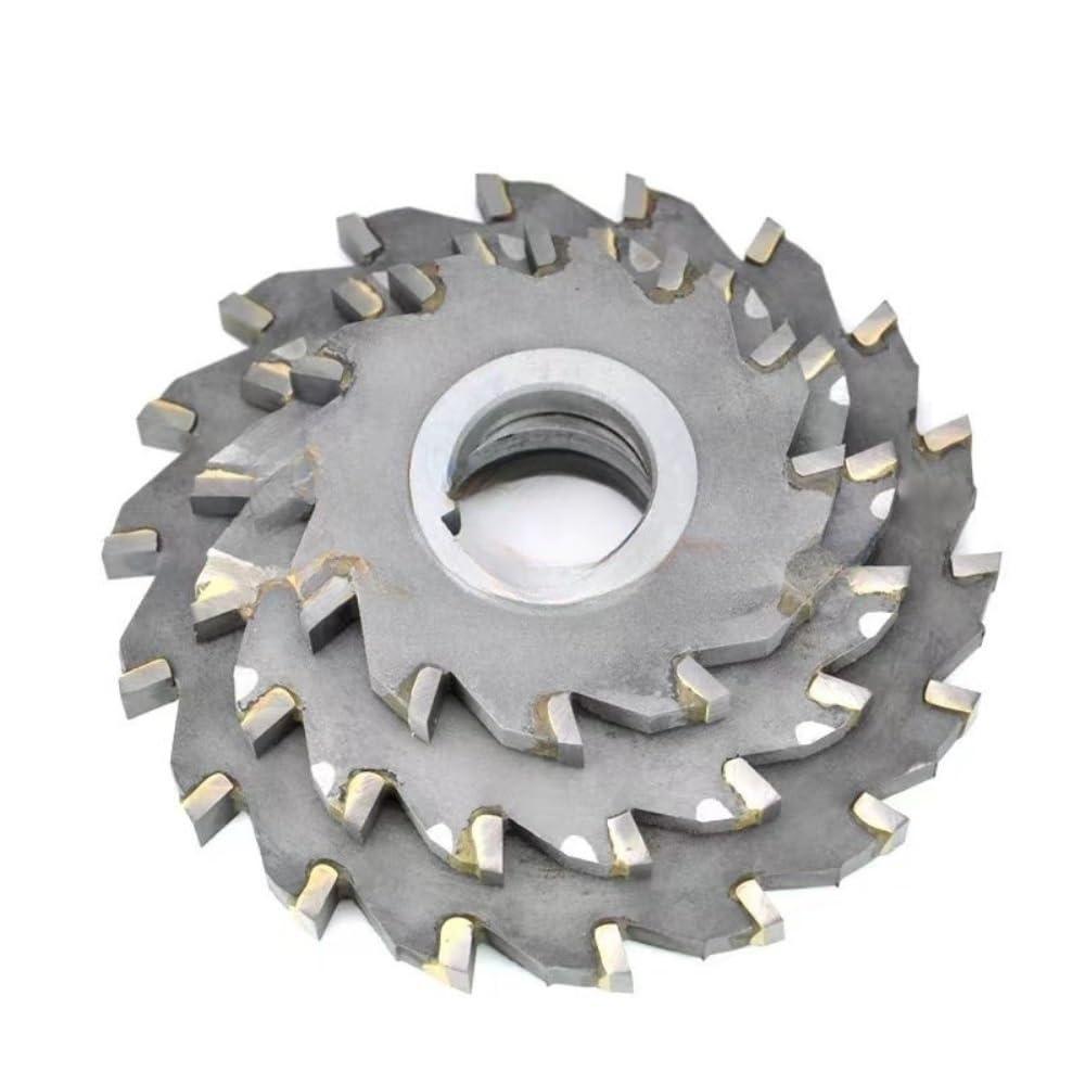 Dreischneidiger Fräser aus Wolframstahllegierung, 4 mm - 20 mm Dicke, hochpräziser Fräser aus Legierung, 1 Stück(125MM*16MM)