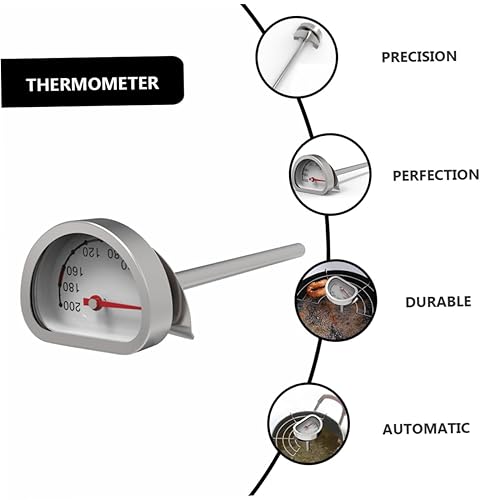 Miniatura 4 de Termómetro de cocina BBQ Grill Cubiertas de teclas coloridas Accesorios de mecánico de caramelo para freír aceite de cocina Esfera de alimentos