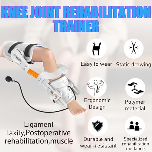 Image of Knee joint trainer, a home exercise equipment equipped with 10 -140 flexion extension bi-directional training, used for lower limb stiffness and knee joint bending /extension