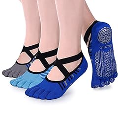 3 Pairs -Blue/Gray/Cyan