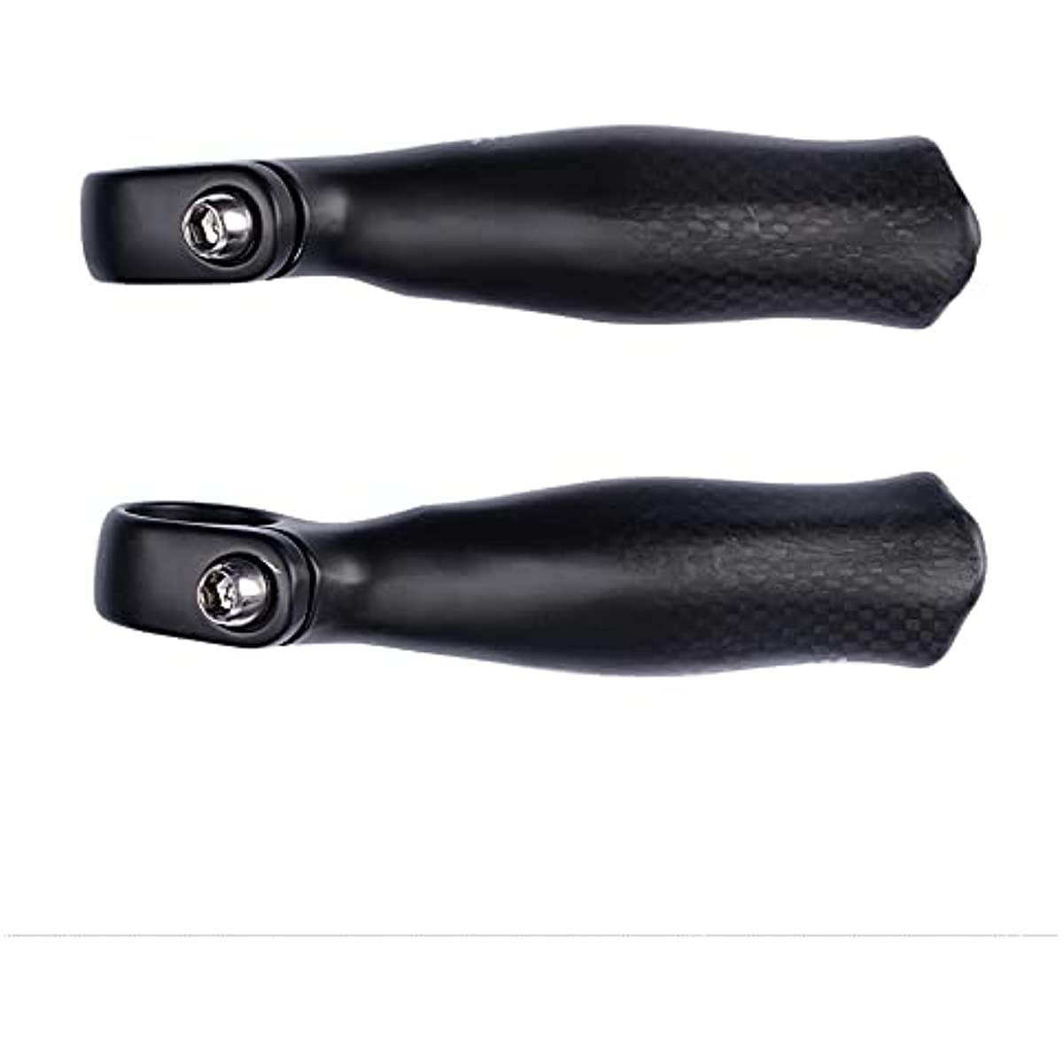 Maniglie ergonomiche della barra della maniglia della bicicletta, estremità della barra della bicicletta della fibra di carbonio, manubrio del resto della bicicletta, 22.2mm 7/8" (1 paio)