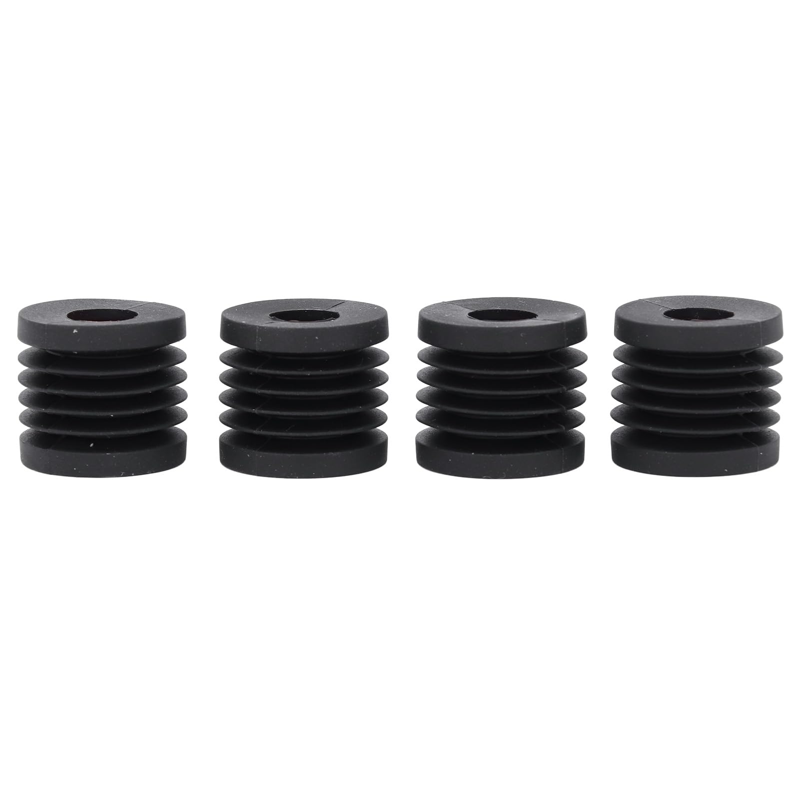Stoßdämpfende Gummi-Pads Für Bambu Lab 3D-Drucker – 4 Stück, Anti-Vibration, Schwarz