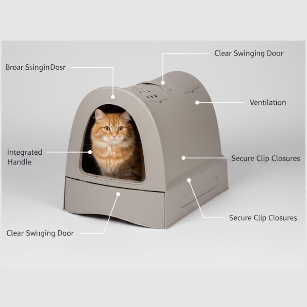 Imac Hygieneschale Sandbox Katzen - Sanitärschale Catera Sandbox, 40 x 42,5 x 56 cm Grau
