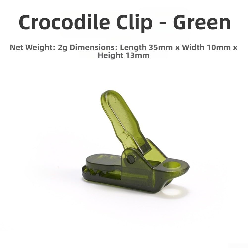 Set 20 Clips Cocodrilo Exterior Ligero para compacto Set 20 Clips